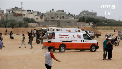 Decenas de palestinos heridos por ejército israelí en Gaza