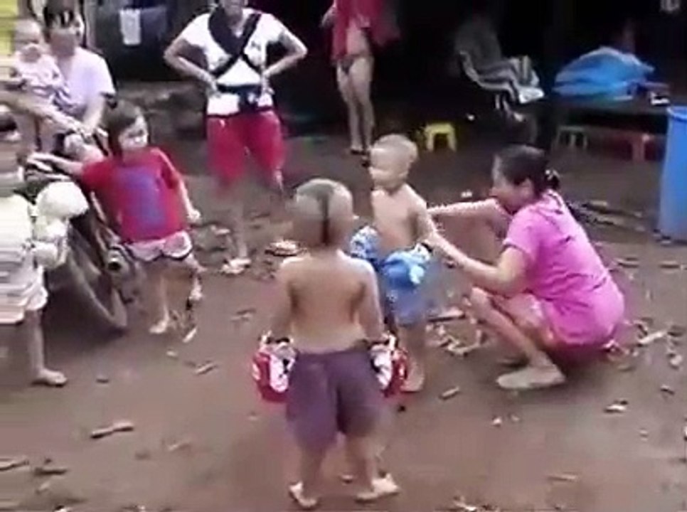 children boxing