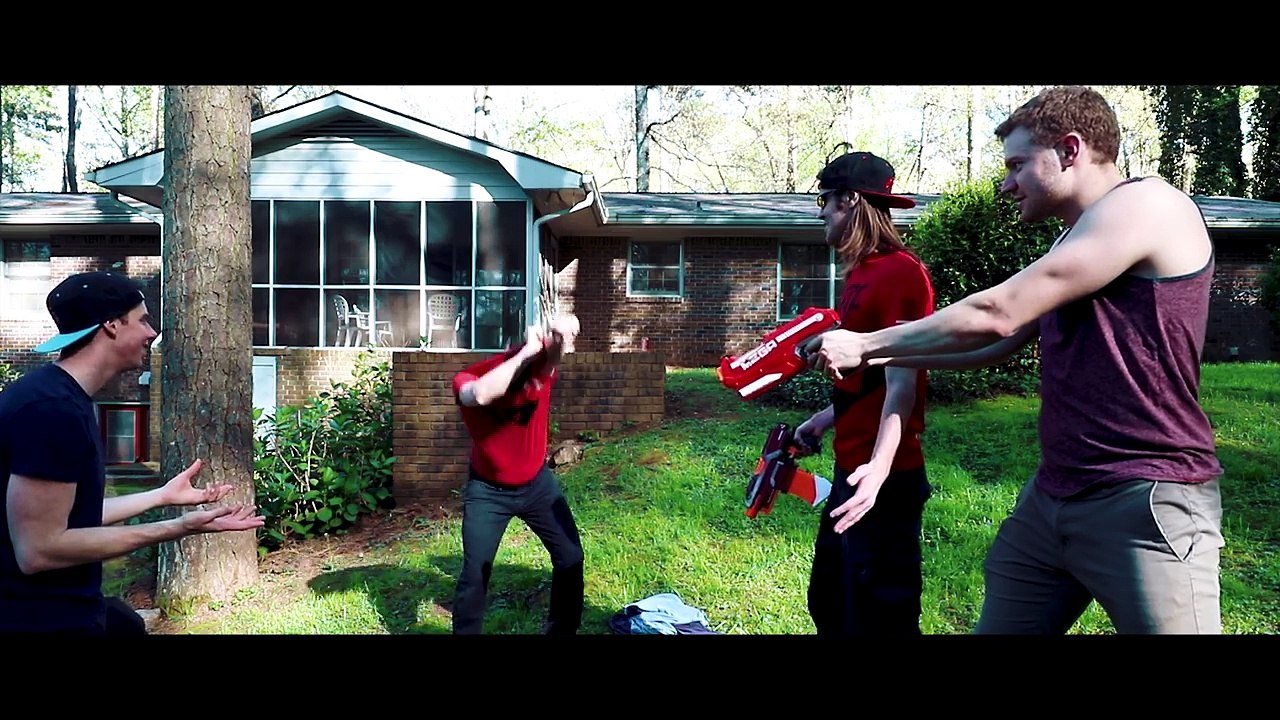 NERF WAR: MOST RIDICULOUS RED VS BLUE BATTLE 2V2 FIGHT EVER (Ft. Lord Draconical, Mike Rants, Trash)