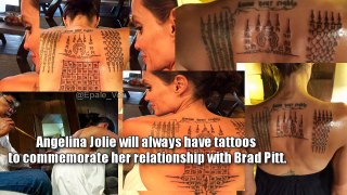 Angelina Jolie Got Matching Tattoo With Ex Brad Pitt