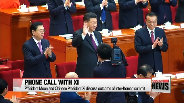 South Korean and Chinese leaders pledge cooperation for inter-Korean peace