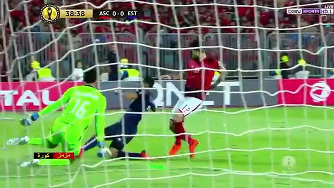 ملخص الاهلي والترجي - جنون عصام الشوالي  الحكم يلغي هدف صحيح للاهلي  4-5-2018