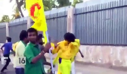Csk Dhoni Fan Beaten