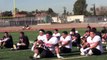A football team performs a Fijian Meke ✊ Can someone please tell us more details about this video, so we can send our thanks yo this team that made our day..