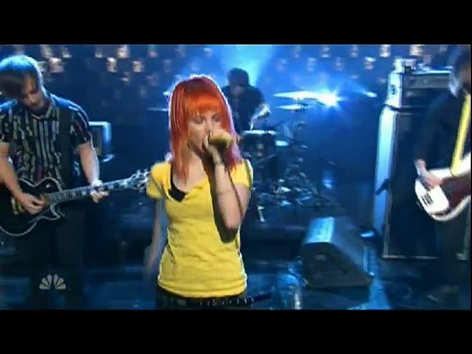 Paramore Performs "Misery Business" on Conan - 10/8/2007