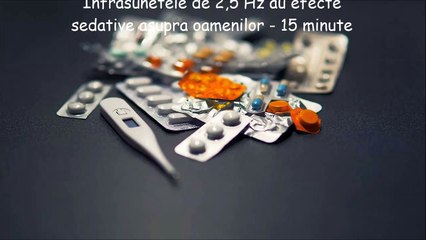 Infrasunetele de 2,5 Hz au efecte sedative asupra oamenilor - 15 minute