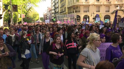 Nueva protesta en Madrid por sentencia contra "La Manada"