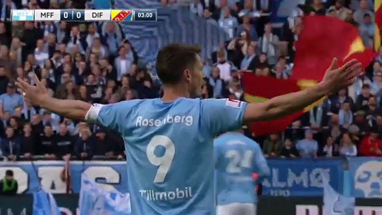 Malmoe 1:0 Djurgardens (Sweden. Allsvenskan. 3 May 2018)
