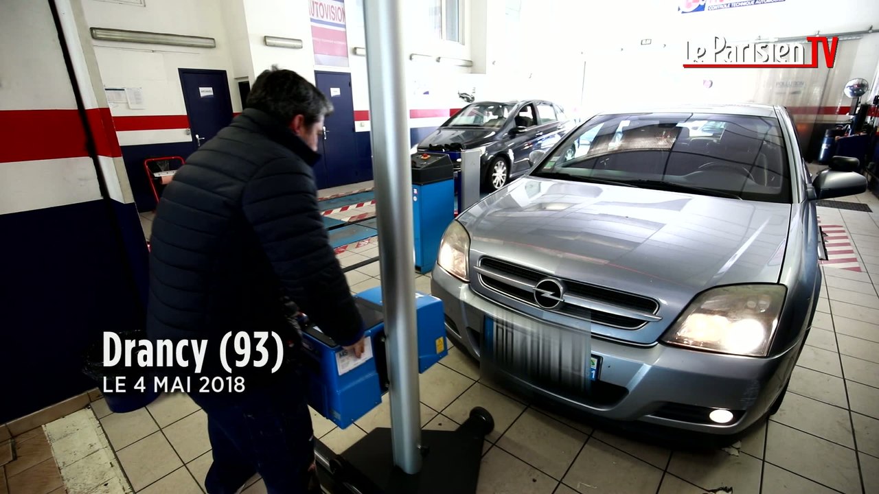 C'est l'embouteillage au contrôle technique
