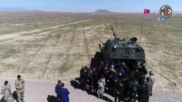 Milli Savunma Bakanı Canikli: 'Fırtına OBÜS'lerimizin MKE Kurumu tarafından test atışı tamamlanan 40 km menzilli “155 mm'lik tahrip mühimmatını” YÜZDE 100 yerli ve milli olarak özkaynağımızla üretiyoruz'