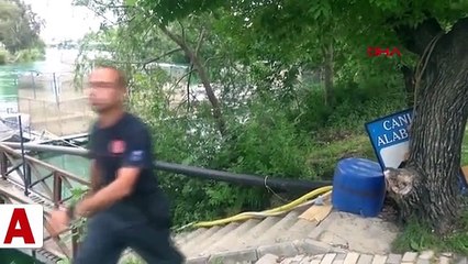 Genç kızı kurtarmak için ölüme atladı