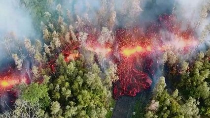'용암 분출' 하와이 화산에서 또 강진 / YTN