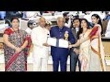 Boney Kapoor Receives National Award On Behalf Of Sridevi With Daughters Janhvi, Khushi