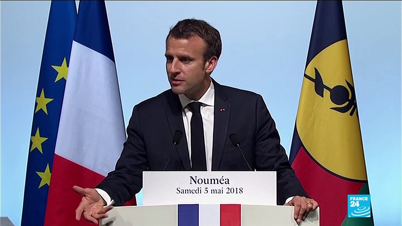 Discours d''Emmanuel Macron à Nouméa