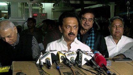 கருணாநிதி, ஸ்டாலினுடன் யஸ்வந்த் சின்ஹா, சத்ருகன் சின்ஹா திடீர் சந்திப்பு!-வீடியோ