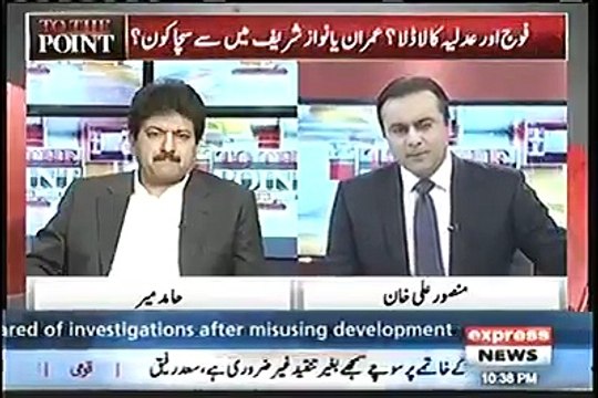 چینلز پر پروگرام بند کر کے نواز شریف اور مریم نواز کی تقاریر سنائی جاتی رہی ، تو وہ کیسے کہہ سکتے ہیں کہ تقاریر نشر نہیں کی جاتی حامد میر