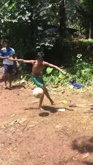 Amazing Football Skill by a Rural boy From India...!!!!