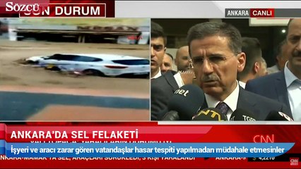Ankara'da sel felaketi