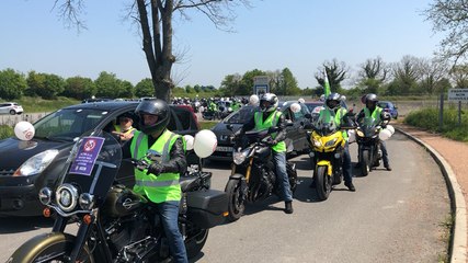 Manifestation à moto contre le 80km/y