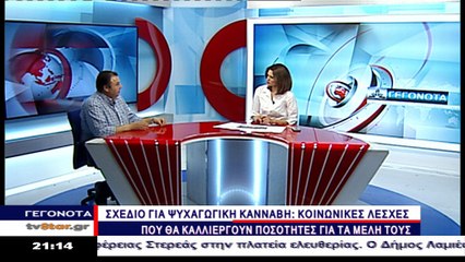 Σ. Μπλέτσας: Το σχέδιο για την ψυχαγωγική κάνναβη μας γυρίζει στον 19ο αιώνα