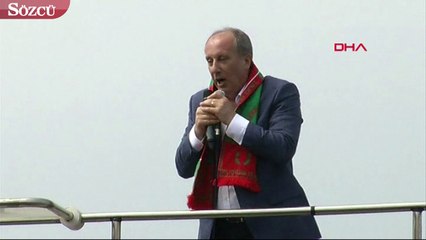 Muharrem İnce ilk mitingini yalovadan yaptı