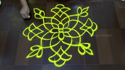 Rangoli , flower design rangoli, simple design rangoli, easy design rangoli, Rangoli videos / How to make rangoli - Video Dailymotion