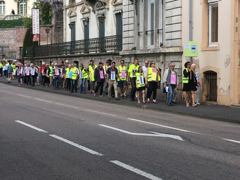 Manifestation des opposants au compteur Linky