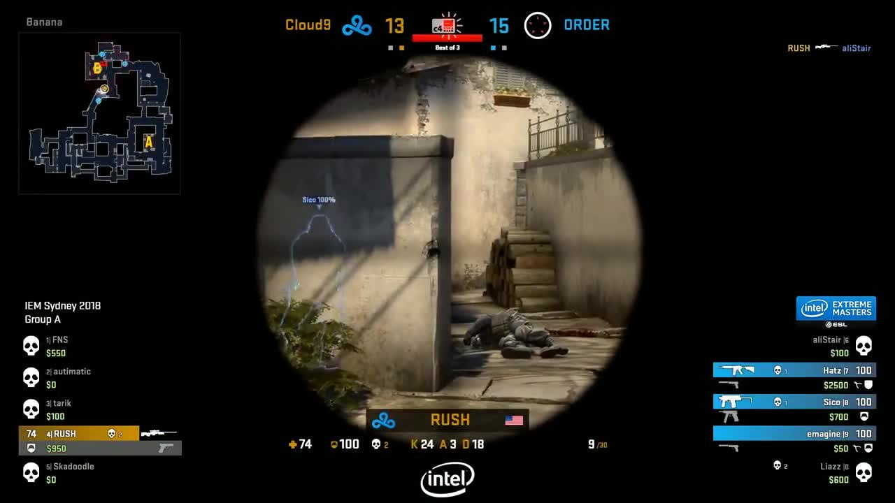 Incredible clutch by RUSH!