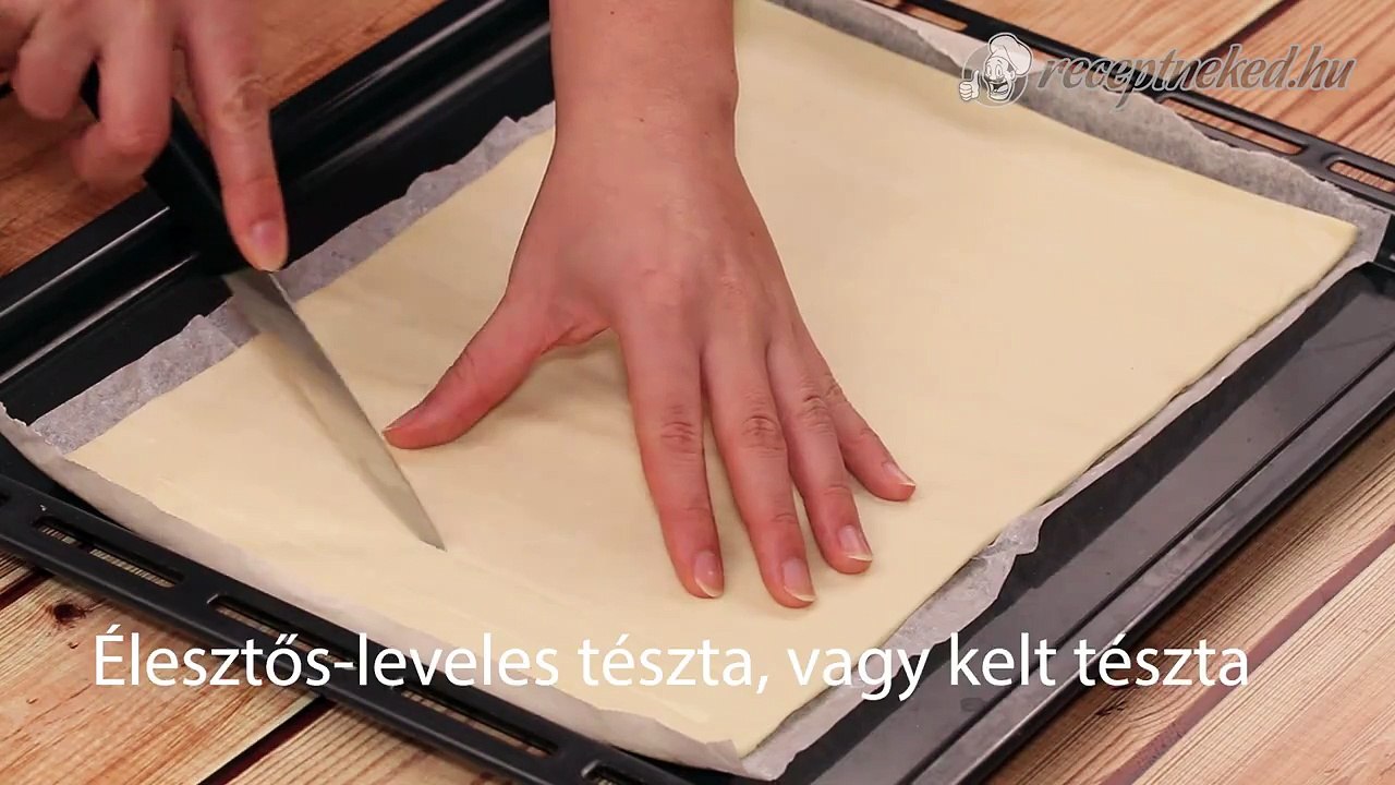 Leveles tésztából egy pillanat alatt elkészíthető! Recept: