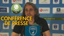 Conférence de presse Chamois Niortais - Havre AC (0-1) : Jean-Philippe FAURE (CNFC) - Oswald TANCHOT (HAC) - 2017/2018