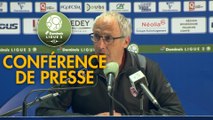 Conférence de presse FC Sochaux-Montbéliard - Clermont Foot (1-3) : Peter ZEIDLER (FCSM) - Pascal GASTIEN (CF63) - 2017/2018