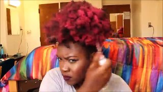 HOW TO: COLOR NATURAL HAIR PINK [NO DYE] + JEROME RUSSEL COLORING SPRAY