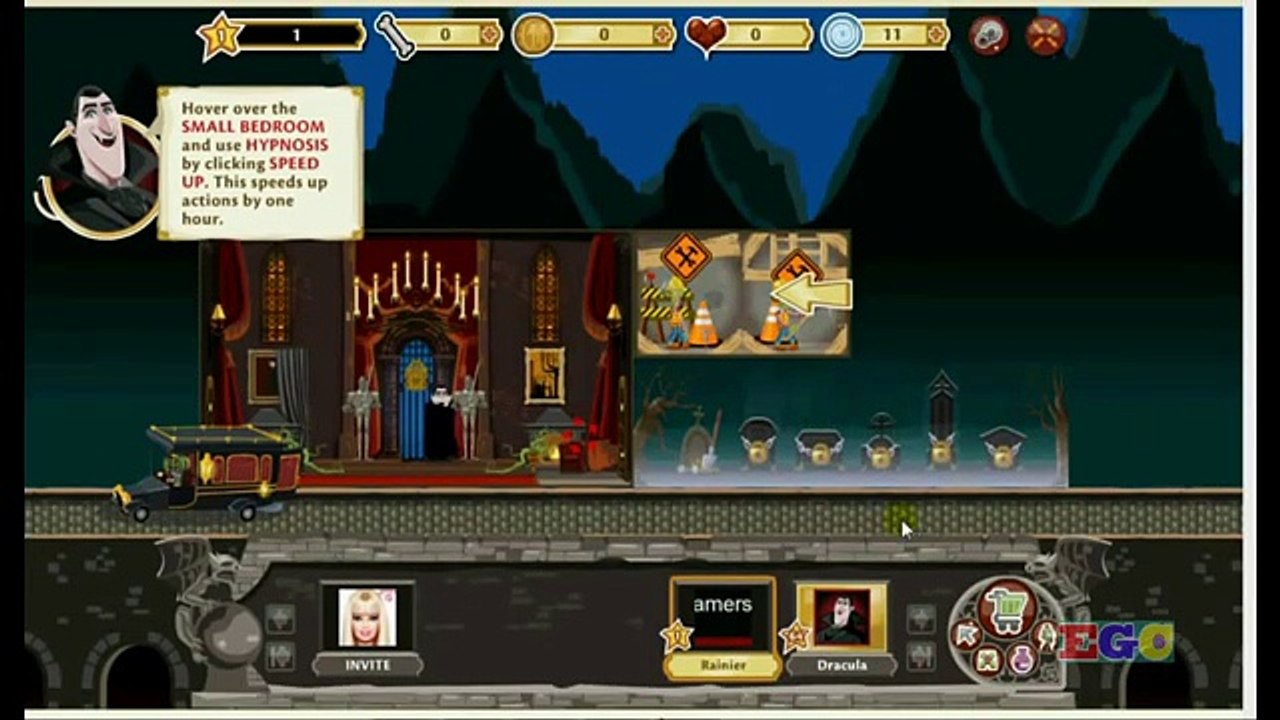 Hotel Transylvania Video Demo Facebook Game