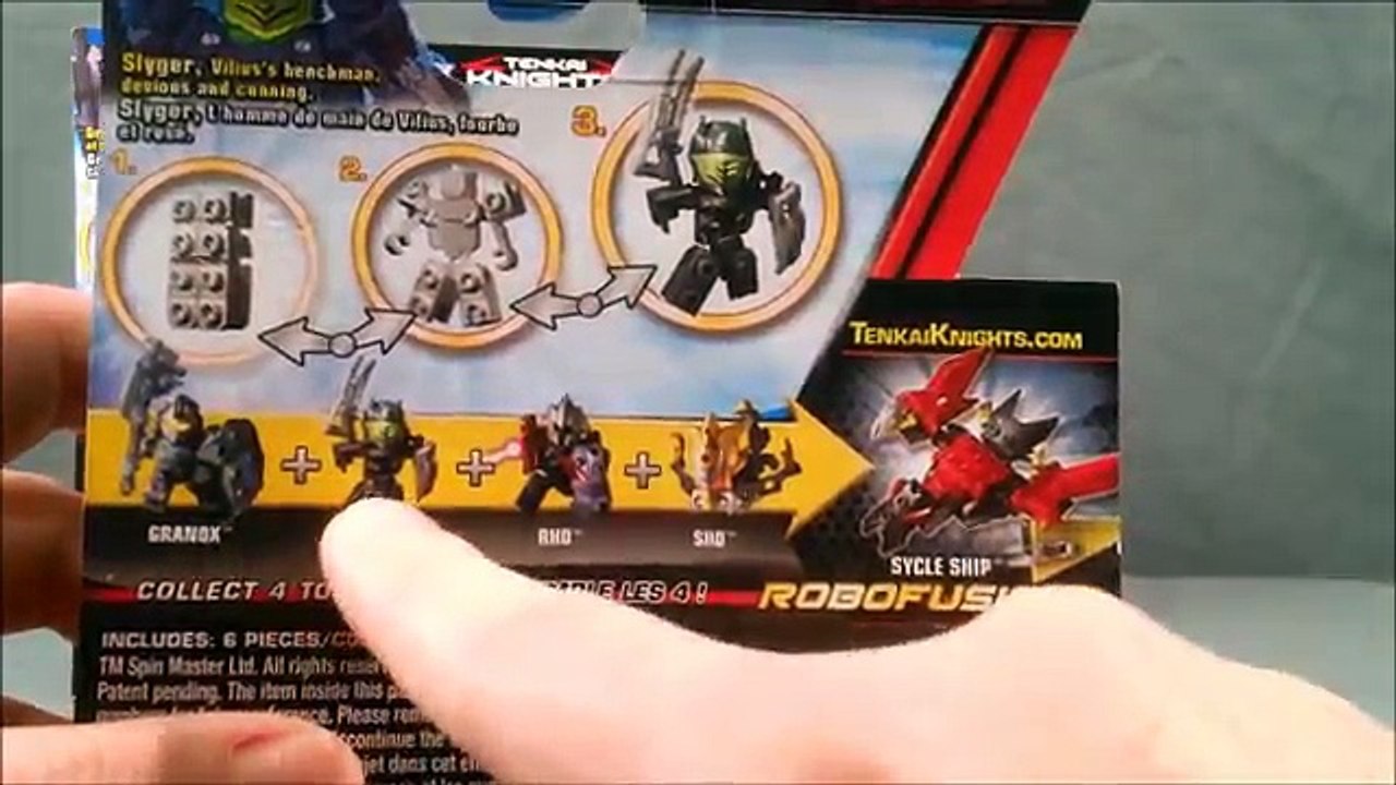 Tenkai Knights Slyger and Granox Review