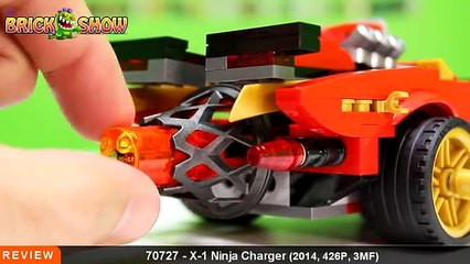 LEGO Ninjago X-1 Ninja Charger Review, Set 70727