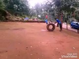 Wonderful Football skill by a Rural boy...!!!