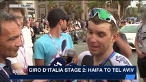 i24NEWS DESK | Giro d'Italia 2nd stage finishes in Tel Aviv | Saturday, May 5th 2018