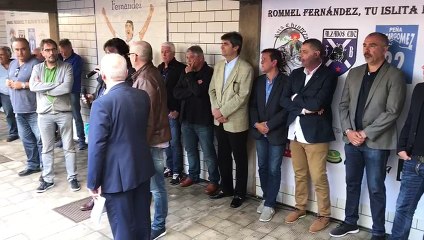 Homenaje Rommel Fernández