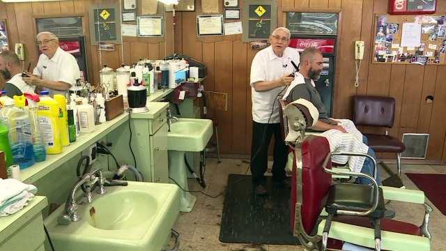 Legendary Barber `Mr. Adams` Closing Shop After 60 Years in Business