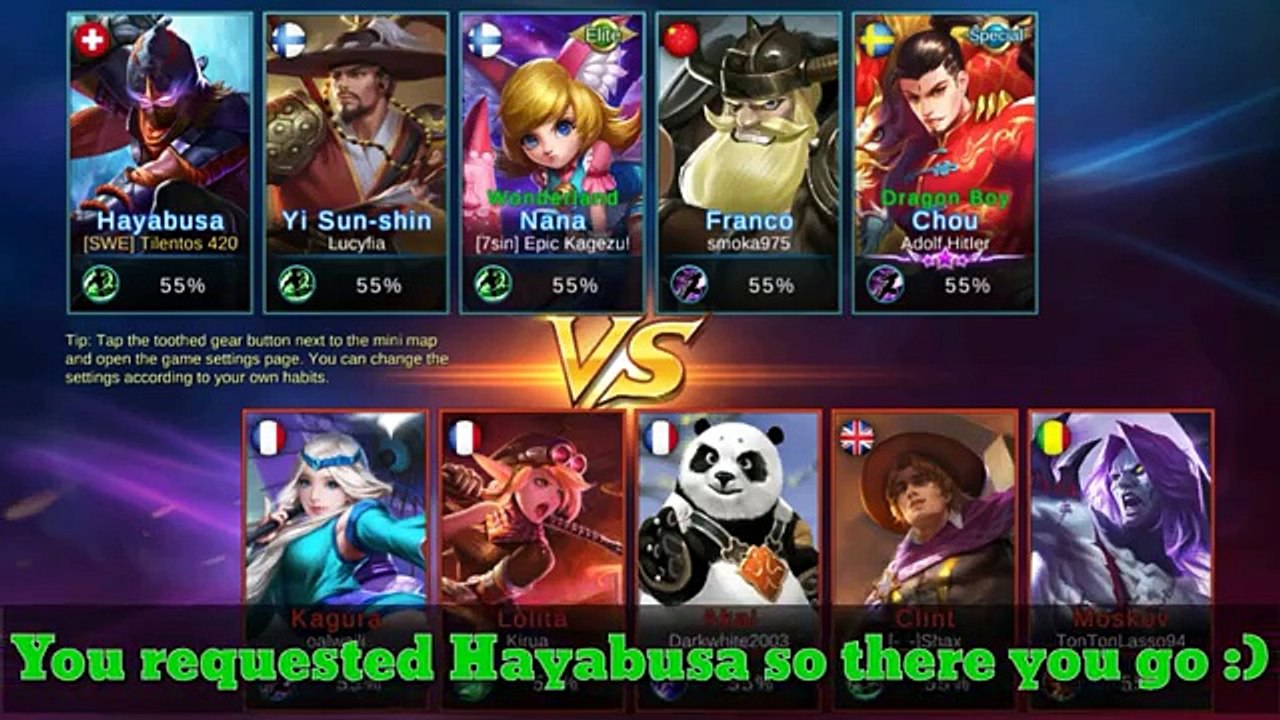 Mobile Legends: Hayabusa Ranked Build (Fast Gameplay)