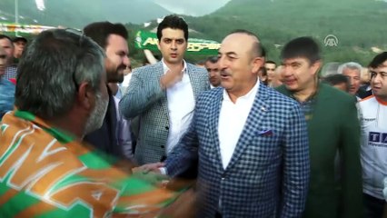 Çavuşoğlu: 'Maç içerisinde gerginlik olur ama taraftar olarak imajımızı korumamız lazım' - ANTALYA