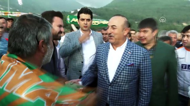 Çavuşoğlu: 'Maç içerisinde gerginlik olur ama taraftar olarak imajımızı korumamız lazım' - ANTALYA