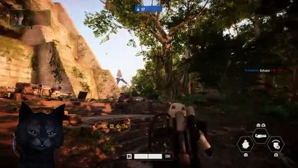Dave the cat Plays star Wars battlefront 2