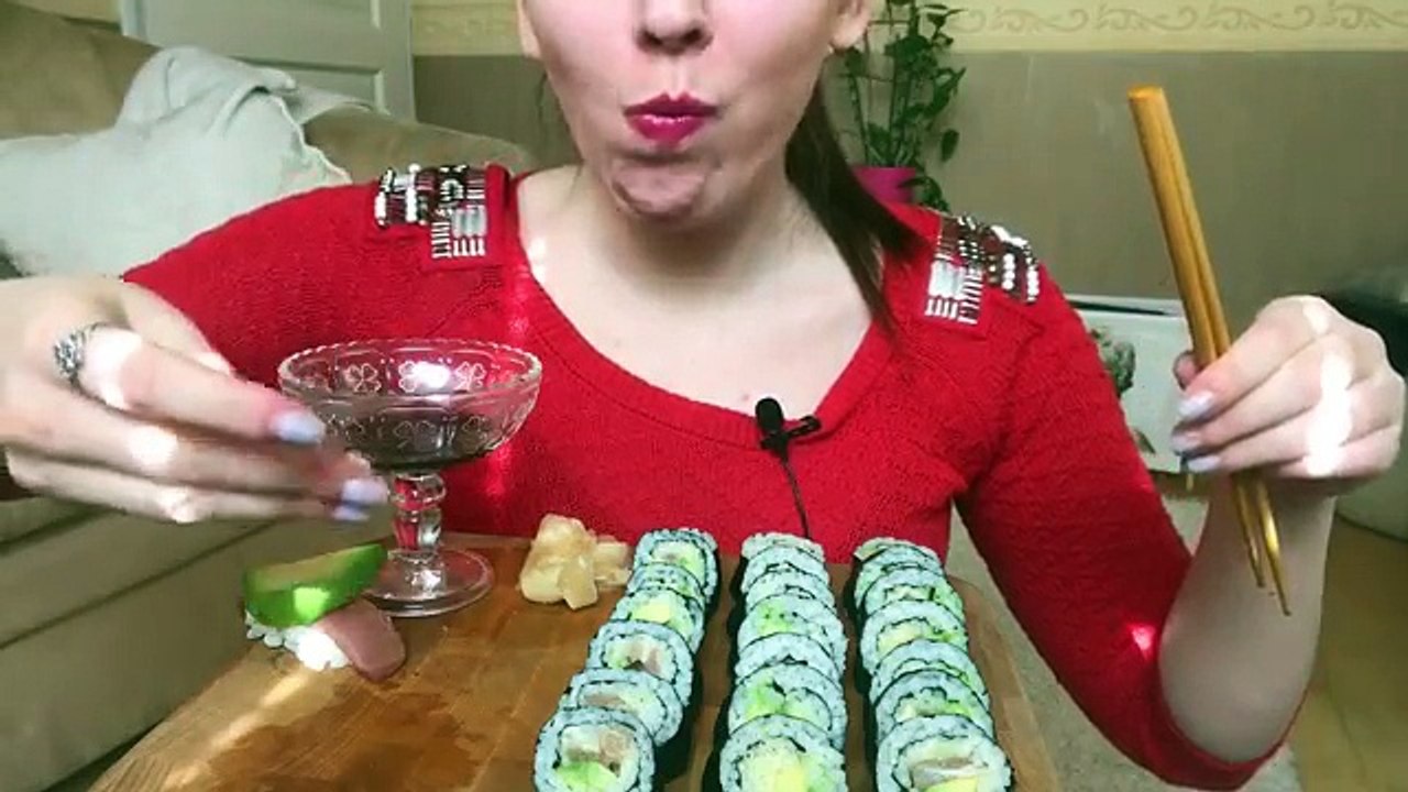 Tuna Sushi & Sashimi, NO TALK ~ ASMR Relaxing Eating Sounds Mukbang 먹방