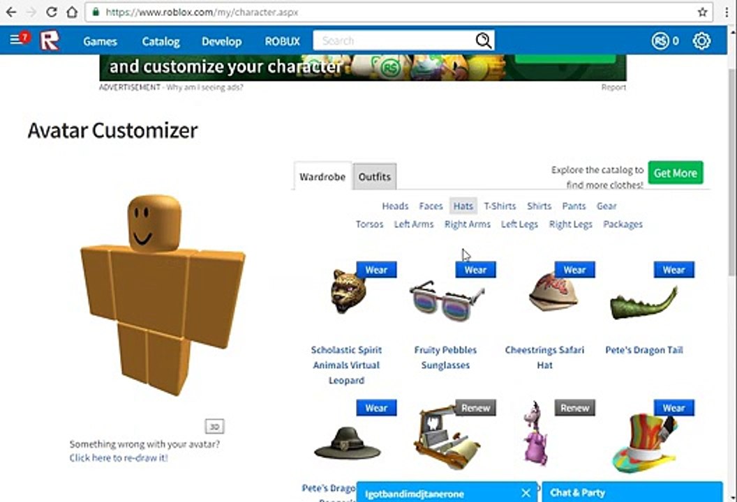How To Make Ur Avatar Look Cool For Free Roblox Video Dailymotion