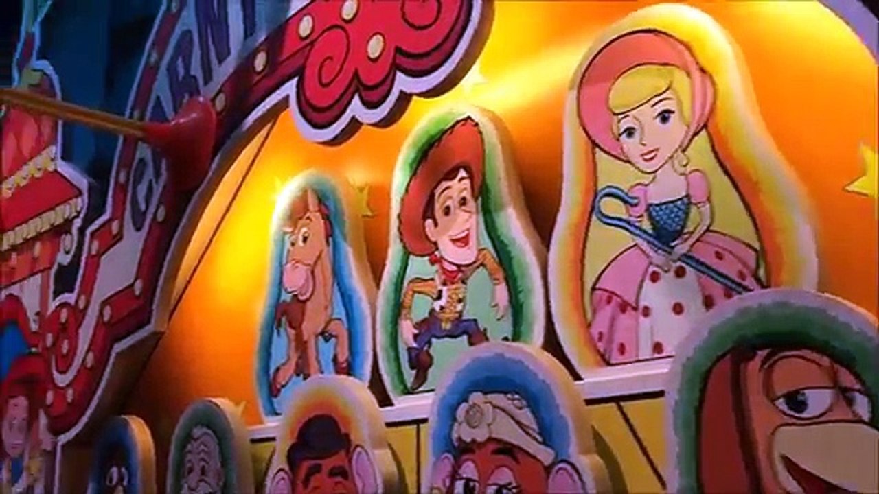 【TDS】トイ・ストーリ・マニア！（TOY・STORY・MANIA！）前室から楽しい演出