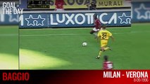 ⚽ Goal of the Day What's best? Eranio's through ball or Baggio dribbling past the keeper? ❓Più bello il filtrante di Eranio o il dribbling di Roby? ❓#Mil