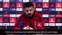 Rino in 1⃣ minute Enjoy the best quotes from coach Gattuso's press conference ⏱ Rivivi in 60'' la conferenza del Mister alla vigilia di #MilanVerona ⤵