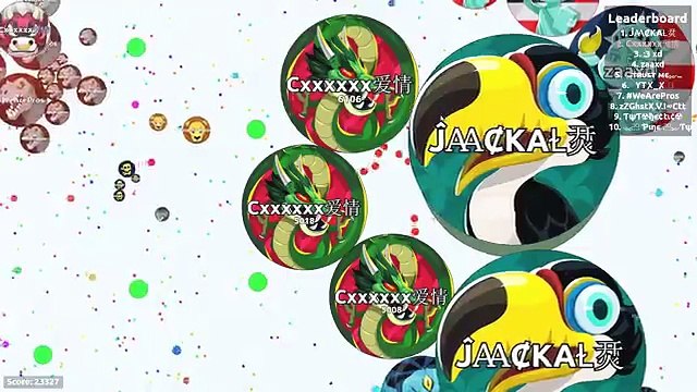 AGAR.IO Linesplit X Linesplit X Linesplit TRICK! AGARIO POPSPLIT DESTRUCTION!