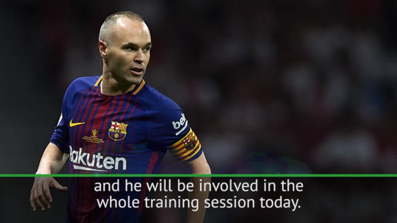 Valverde hopes Iniesta is fit for last El Clasico